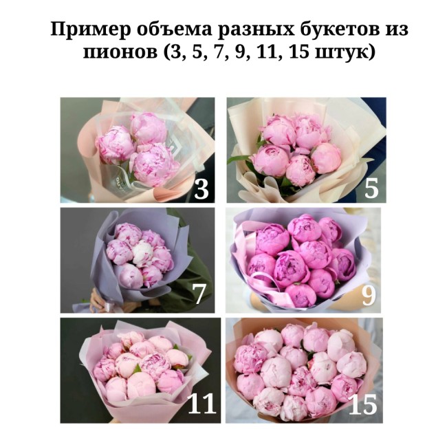 Букет цветов "Розовое сияние"